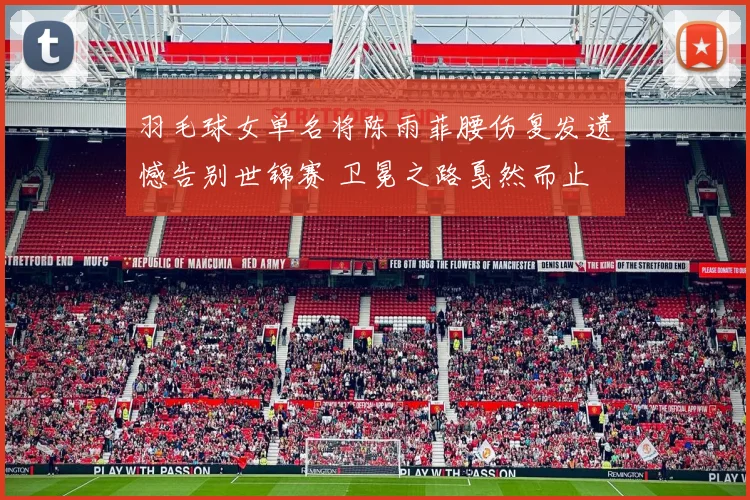 羽毛球女单名将陈雨菲腰伤复发遗憾告别世锦赛 卫冕之路戛然而止